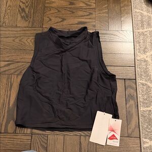 Athleta Charcoal Sleeveless Tank Top